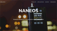Desktop Screenshot of naneos.ch